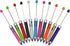 Maydahui 12PCS Multicolour Beadable Ballpoint Pens, 4 in 1 Colored Bead Pen, Plastic DIY Pens for School, Party, Office