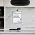 Small Dry Erase Whiteboard for Wall, 16" x 12" Portable Aluminum Frame Magnetic Surface with Handle, 2 Markers for Home