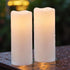 2 Pack 4" 10" GenSwin Waterproof Large Flameless Candles with Remote for Lanterns, x Battery Operated with Timer, LED