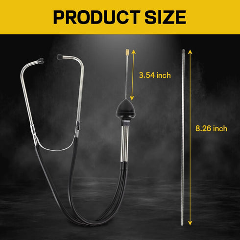 Automotive Stethoscope, Mechanic Stethoscope Sensitive Hearing Tool, Car Mechanic Cylinder Engine Diagnostic
