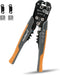 3-In-1 Multi Self Adjusting Wire Stripper/Cutter/Crimper - 8-Inch Universal Tool for Stripping, Cutting, Crimping 10