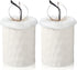 CroBlissful 2 Pcs Eyeglasses Holder Plush Lined Silicone Glasses Holder for Nightstand