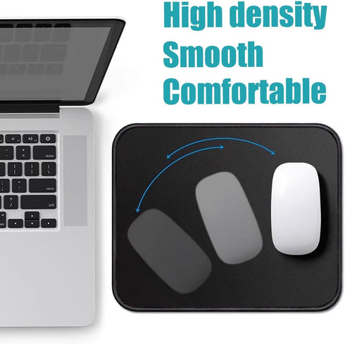Generic 2Pcs 11.81 9.84 Inch, Waterproof Non-Slip Black Mouse Pad x Mouse Pad for Home, Office, and Gaming, Smooth