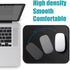 Generic 2Pcs 11.81 9.84 Inch, Waterproof Non-Slip Black Mouse Pad x Mouse Pad for Home, Office, and Gaming, Smooth