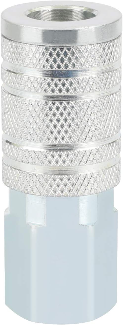 WYNNsky Industrial Air Coupler, 1/2 Inch Body Size, Steel Air Compressor Accessories