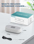 45kHz 14.88oz Ultrasonic Jewelry Cleaner, Professional Ultrasonic Eyeglass Cleaner Machine with Stainless Steel Tank
