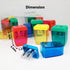 AUSTARK 24Pcs Manual Pencil Sharpener - Small Dual Hole Bulk for School
