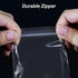 500 Pcs Small Plastic Bags, Mini Zip Lock Baggies, Clear Jewelry Bags in 5 Assorted Sizes for Storage and Packaging