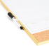 U Brands 4-in-1 Dry Erase Calendar Planner Board with Gold Frame, Office Supplies with Marker and Magnet (16” x 20”)