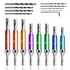 17Pcs Colorful Self Centering Drill Bit Set with 1/4" Hex Shank for Woodworking and Metal