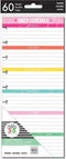 The Happy Planner Daily Planning Half Sheets, 60 Pre-Punched Pages, Classic Size, Daily Schedule & Checklist