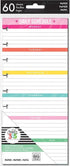 The Happy Planner Daily Planning Half Sheets, 60 Pre-Punched Pages, Classic Size, Daily Schedule & Checklist