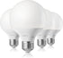 EDISHINE 4 Pack G25 LED Globe Light Bulbs CRI90+, 5W Equivalent 25W, 2700K Warm White 450LM, Vanity Light Bulbs