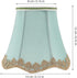 4 5.11X5.11X18.89 Inch DOITOOL Pcs Cloth Lamp Shades Bell Shaped Lampshades for Table Floor Wall Lamps Soft Light Shade