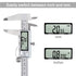 Digital Caliper Measuring Tool, Stainless Steel Electronic Micrometer with Large LCD Screen, 6 Inch/150 mm