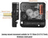 5 Pcs Wall Clock Movement Mechanism Clock Hands Quartz High Torque Long Shaft Clock Movement Replacement with 5 Pairs of Hands Clock DIY Repair Parts Clock Movement Kits(28 mm/ 1.1 Inches)