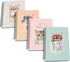 Yansanido Spiral Notebook, 4 Pcs A5 Thick Cat Design, 80 Sheets, 4 Color, 160 Pages Journals for Study