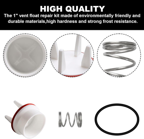 Watts 1" Pressure Vacuum Breaker Vent Float Kit - Works with 800M4, 800M4-FR, 800M4-QT & RK 800M4-T