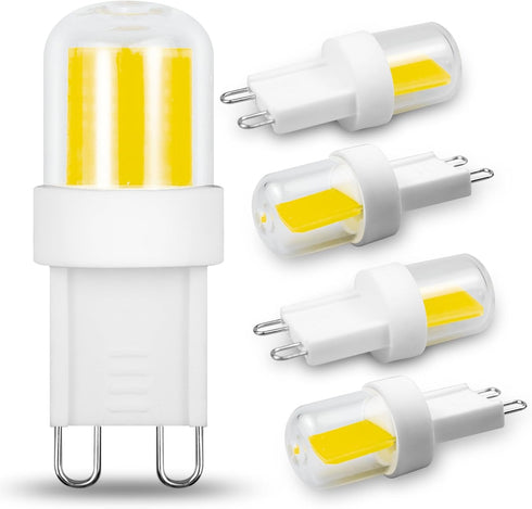 G9 Light Bulb Dimmable 2W Replace 20W 25W Halogen Equivalent,6500K Cool White