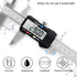 Caliper Measuring Tool, Qfun Vernier Digital Caliper Stainless Steel 6 Inch/150mm Waterproof with Large LCD Screen