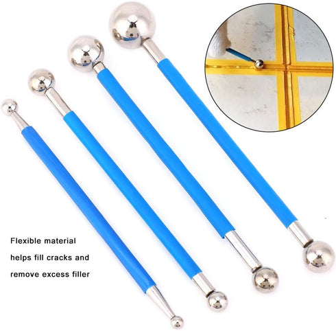 16PCS Silicone Caulk Tools Kit - Spreader, Scraper, Remover, Glass Glue Finishing Applicator for Molding, Gluing
