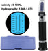 VGVGV 0-100% 1.000-1.070SG Brix Refractometer, Handheld Salinometer Salinity Aquarium ATC Refractometer Salinity