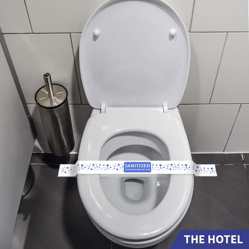 16-1/2" 1-1/2" 500 ESSENTIAL- Printed Toilet Seat Band Wide X Deepuse In Hotels and Motels (Case