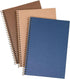 Mintra 100% Recycled Notebooks, Junior Size (6.5in x 9.5in), Solid Set, 3 Pack