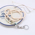 C&L Accessories Lanyards for ID Badges, Beaded Wooden Natural Stone Lanyard for Keys and Eyeglasses Chains (Amazonite