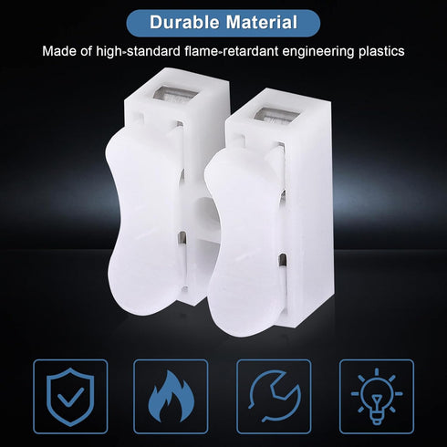 2 Pin Wire Connectors, 100Pcs Spring Terminal Cable Clamp Connectors for LED Strip Light
