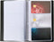 ZUFECY Business Card Organizer, Portable Holder Book for 120 Cards with Binder File Sleeve Storage