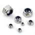 ALLWIN M3 M4 M5 M6 M8 M10 M12 Set,140PCS Nuts,304 Locknuts Assortment Kit - Metric Nylon Insert Lock Nuts Lock