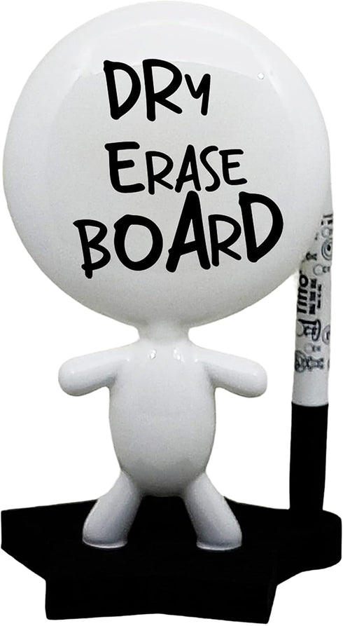 Office Gifts - Dry Erase Board, Ceramic Whiteboard Doll - TITTO Star for Home & Office Decor Design