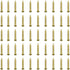 RZDEAL 100 PCS Round Head Brass Nails, 0.08'' x 0.79'' for Craft Projects