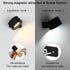 2PC 19 Dimmable 5000mAh 360Rotate Lightess LED Wall Sconces, Colors Wall Mounted Lamp with Rechargeable Battery