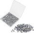 200 Pieces M3 x 0.5mm 304 Stainless Steel Self-Lock Nylon Inserted Hex Lock Nuts