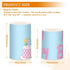 siphylline Set 2-Piecing Set Happy Birthday Penguin Blue LED Candles with Remote Control Bright Candles Party Decor