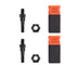 A Series Hand Rivet Nut Gun Mandrel and Nose Pieces Accessory, SAE 5/16-18, 2 Pack