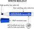 Pack 36 ARTEZA Dry Erase Markers, Bulk of Blue Whiteboard Markers with Chisel Tip, Low-Odor, Quick-Drying Ink