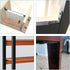 16Pcs 1.57 1.57 Inch 90 Bonsicoky L Bracket Right Angle Corner Brace, Stainless Steel x Joint Right Angle, Black Degree