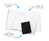 Hygloss Blank Black Books - Unlined Notebooks for Journaling, 24 White Pages (12 Sheets), 8.5 x 11-Inch, 10 Books