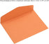 PATIKIL 60 Pack Mini Envelopes 4.5 x 3.2 Inch Paper Blank Small Items Storage for Greeting Note Party, Orange
