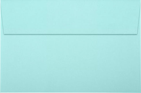 LUXPaper A9 Invitation Envelopes | Peel & Press | 5 3/4" x 8 3/4" | Seafoam Blue | 80lb. Text | 50 Qty