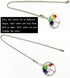 2-Pack 12 inch Ceiling Fan Pull Chain Extender, Colorful Tree of Life Decorative Art Pendants with Ball Chain