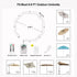 6-9 Patio Umbrella Lights Cordless LED Market Table Umbrella Lights with Remote Control Battery Operated Waterproof