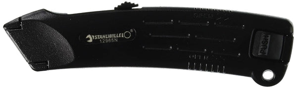Stahlwille 77621001 Safety Knife 12965N, Adjustable Blade, Tool-Free Changes, Made in Germany