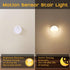 3 Pack Closet Guankai Motion Sensor Stair Light for Indoor, Battery Operated Lights, Led Stick On Puck Lighting Night