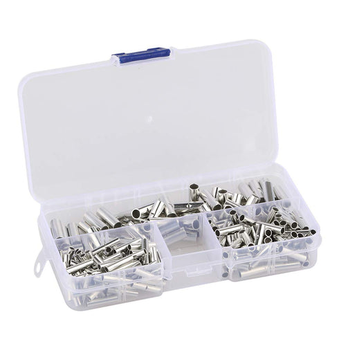 200 pcs 3 Value Non-Insulated Butt Connectors 22 to 18 16 to 14 12 to 10 AWG Butt Splice Connectors Tinned Splice Crimp Terminal