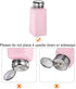 3pcs Solvent Alcohol Dispensers 250ml (8.5oz) Push Down Pump with Sealing Stainless Steel Lid, Pink
