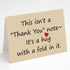 PUGAILA Funny Thank You Note Card for Him Her, Special Thank You Hug Cards, Humorous Gratitude Appreciation Card